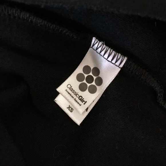 AMERICAN APPAREL High Waisted Cotton PENCIL SKIRT - Picture 4 of 4